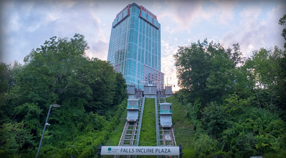 Niagara Falls Incline Railway Landscape - Embassy Suites by Hilton Niagara Falls - Fallsview Hotel, Canada